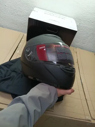 Casco Moto Integral Favoto Negro