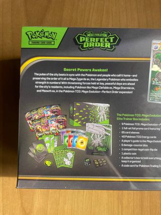 Pokémon ETB Perfect Order English - New Sealed