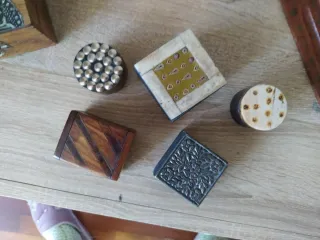 Collezione Scatole Decorative in Legno e Metallo