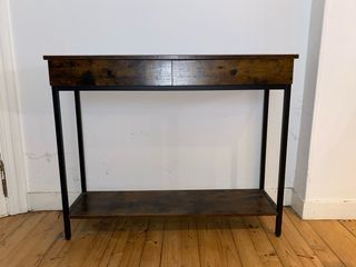 Consola estilo industrial madera y metal