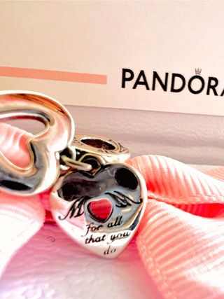 Pandora Corazón Perlas Plata 925