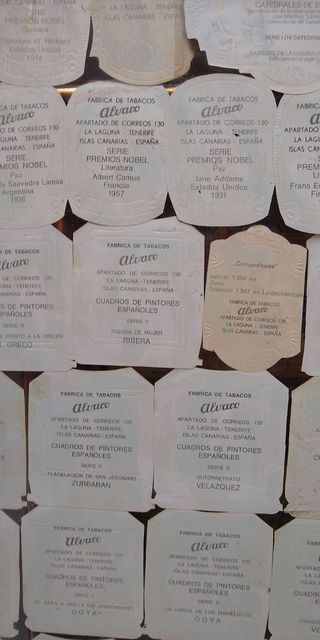 Vitolas de puros Álvaro - Colección