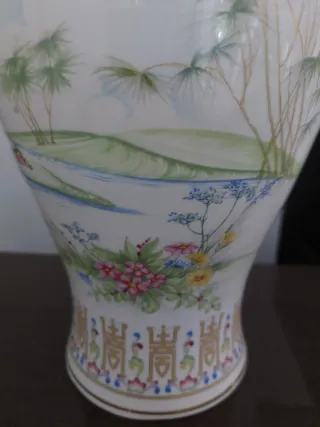 Vaso Cinese Vintage Decorato