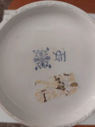Vaso Cinese Vintage Decorato