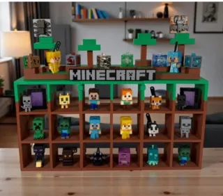 Expositor Minecraft Kinder Joy Oferta