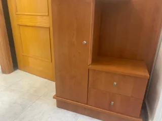 Specchio d'ingresso in legno