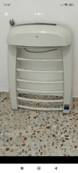 Secador de toallas portátil blanco