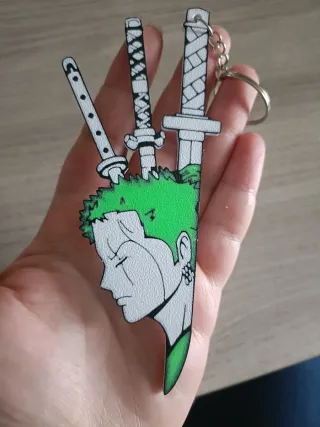 Portachiavi Zoro One Piece con spade
