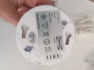 Applique BERYLL IKEA bianco