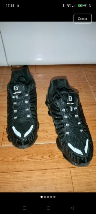 Zapatillas Nike Shox Negras
