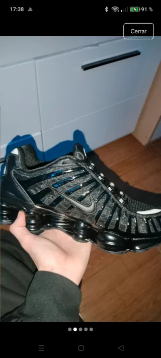 Zapatillas Nike Shox Negras
