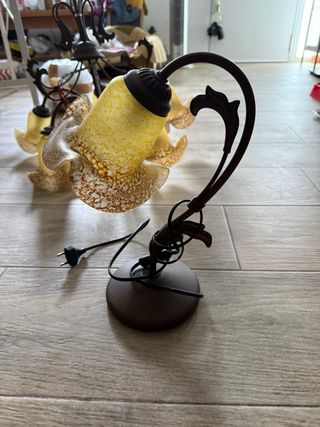 Lampade rustiche in metallo e ceramica