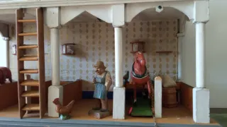 Granja de animales.  Juguete antiguo.