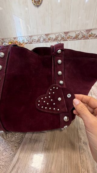 Bolso Parfois Piel Morado Nuevo