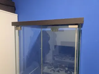 Vitrina de cristal negra Ikea