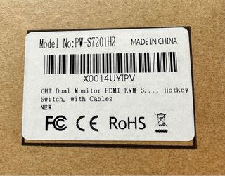 PWAY HDMI USB2.0 KVM Switch 2 Port