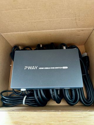 PWAY HDMI USB2.0 KVM Switch 2 Port