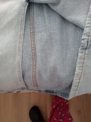 Falda vaquera larga niña