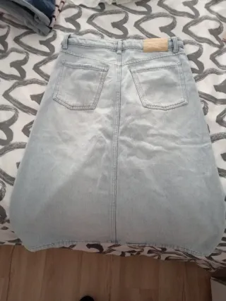 Falda vaquera larga niña