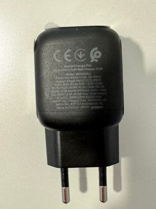 Cargador Belkin 50W Doble USB-C GaN