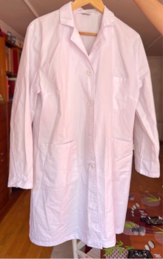 Bata blanca laboratorio, panaderia, etc