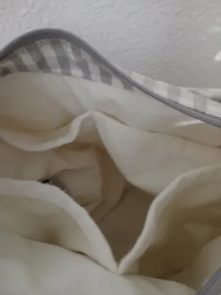 Bolso para carrito de bebé a cuadros Jané