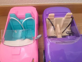 Coches descapotables Barbie