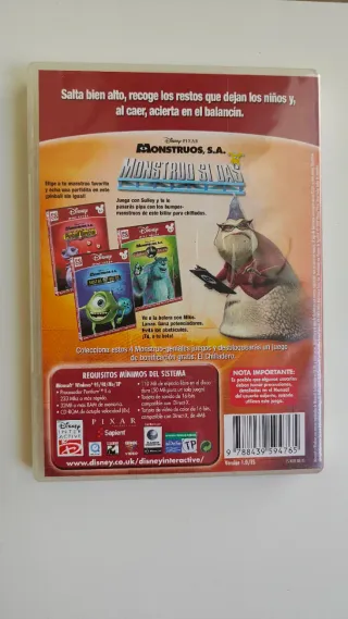 Lote 2 Juegos PC Monstruos S.A. Disney