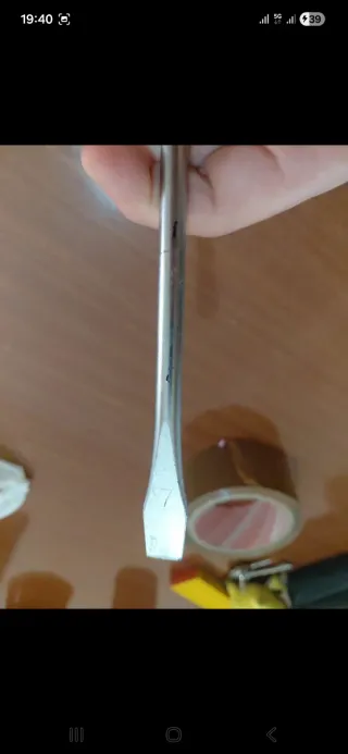 Cacciavite a taglio Vanadium 7x1 x 150 punta piana