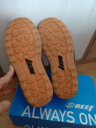 Deportivas Reef Piel Marrón Nuevas