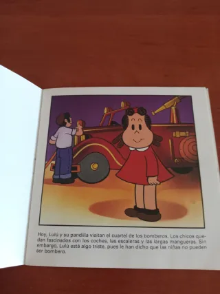 Cuento pequeño de la pequeña Lulú Lulú bombero