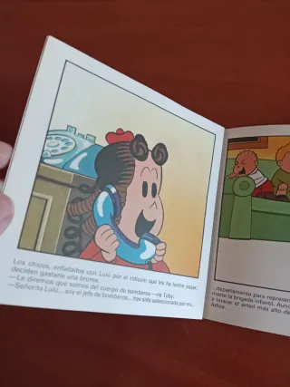 Cuento pequeño de la pequeña Lulú Lulú bombero