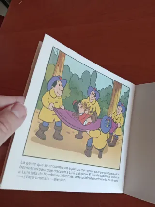 Cuento pequeño de la pequeña Lulú Lulú bombero