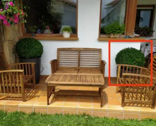 Maceta Vondom Negra 50x43cm