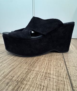 Zuecos Andrea Negros Plataforma