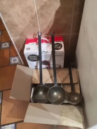 Cazos de cobre artesanales