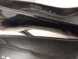 Zapatos de tacón negros charol Stuart Weitzman