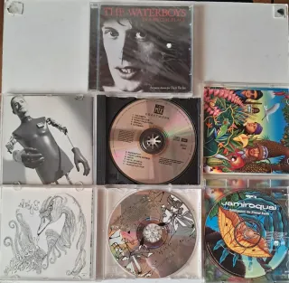 Cds The Waterboys, Kraftwerk, Björk, Jamiroquai