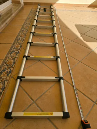Escalera telescópica 3,20m - 150kg