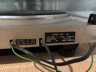 Tocadiscos ADC 510 Vintage Plata