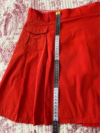 Falda golf Chervo Roja