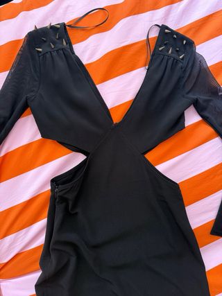 Vestido largo elegante negro