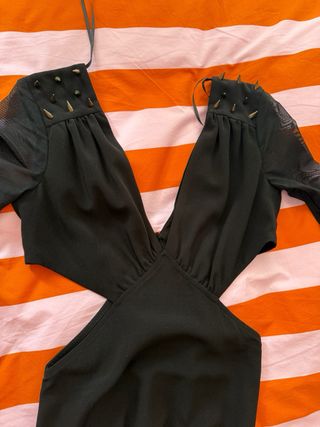 Vestido largo elegante negro