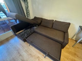 Sofá Cama IKEA FRIHETEN Marrón