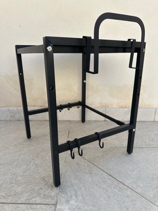 Estante Negro para Microondas