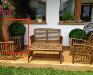 Maceta Vondom Negra 50x65cm