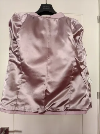 Americana Piel autentica Rosa palo brizna T42