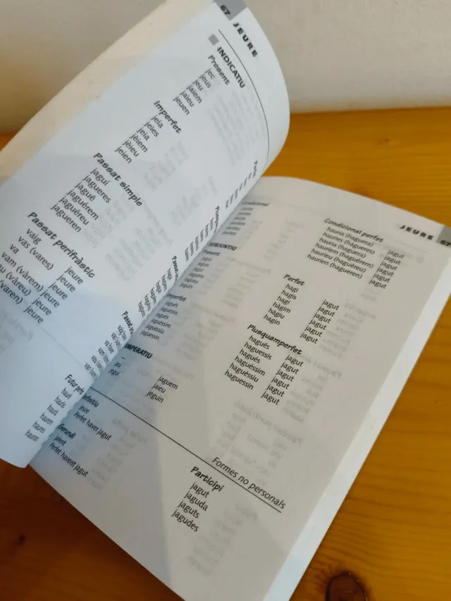 Els verbs conjugats