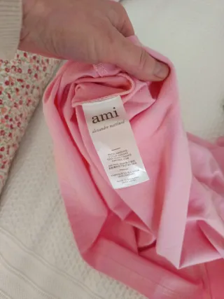 Camiseta AMI rosa talla L