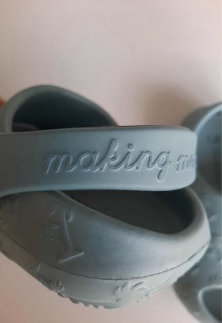 Chanclas Primark Azul Estampado Palmeras